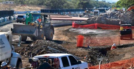 Work on roundabout continues